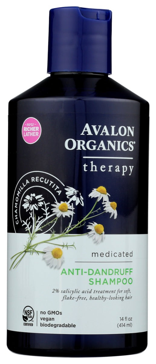 AVALON ORGANICS: Anti Dandruff Shampoo, 14 oz