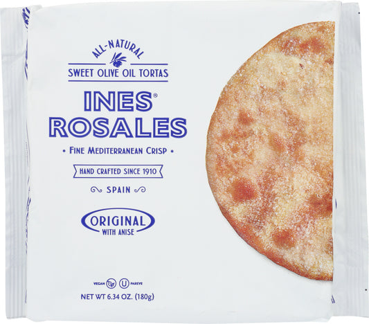 INES ROSALES: Tortas Sweet Olive Oil, 6.34 OZ