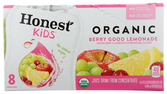 HONEST TEA: Berry Good Lemonade Juice 8Pk, 54 fo