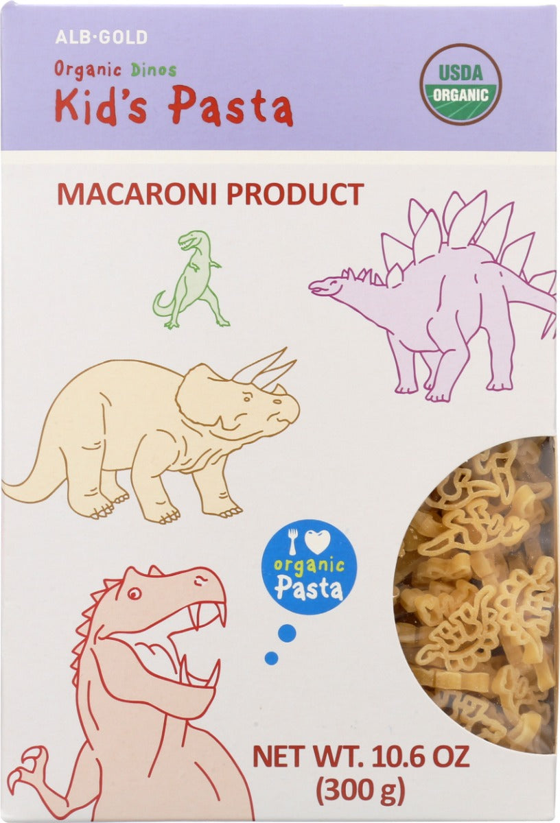 ALB GOLD: Organic Kids Dinosaur Shapes Pasta, 10.6 oz