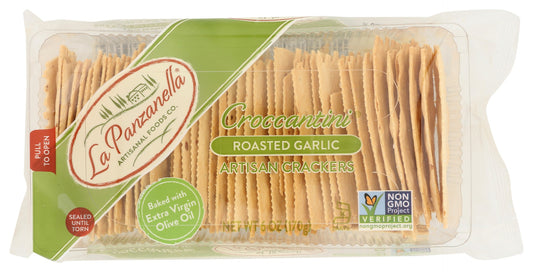 LA PANZANELLA: Mini Croccantini Roasted Garlic, 6 oz