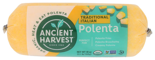 FOOD MERCHANTS: Organic Polenta Tradtional Italian, 18 oz
