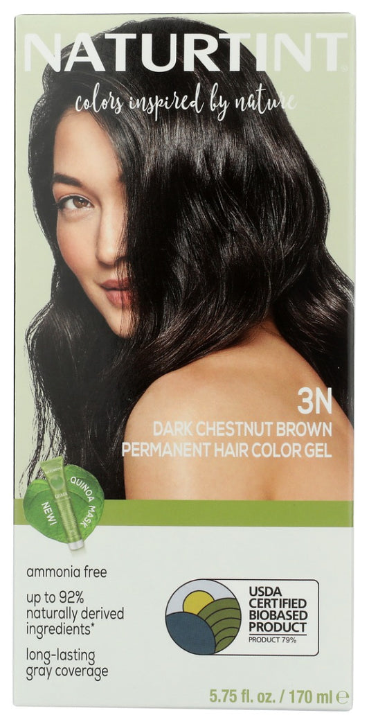 NATURTINT: Permanent Hair Color 3N Dark Chestnut Brown, 5.28 oz
