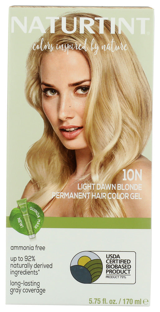 NATURTINT: Permanent Hair Color 10N Light Dawn Blonde, 5.28 oz