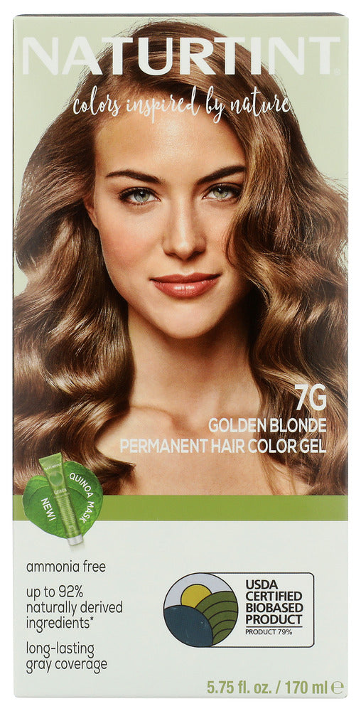 NATURTINT: Permanent Hair Color 7G Golden Blonde, 5.28 oz