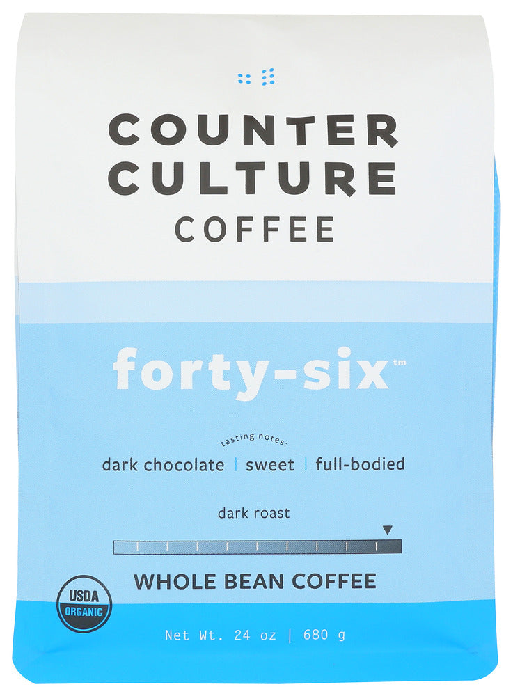 COUNTER CULTURE: Forty Six Whole Bean Coffee, 24 oz