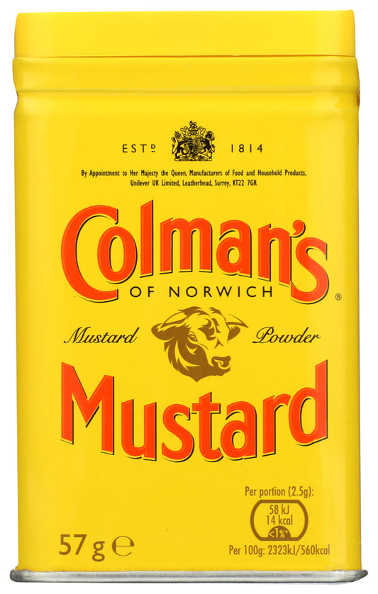 COLMANS: Mustard Double Superfine Powder, 2 oz