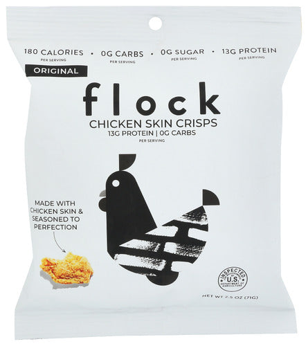 FLOCK: Crisps Chicken Original, 2.5 OZ