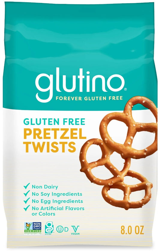 GLUTINO: Gluten Free Pretzel Twists, 8 oz