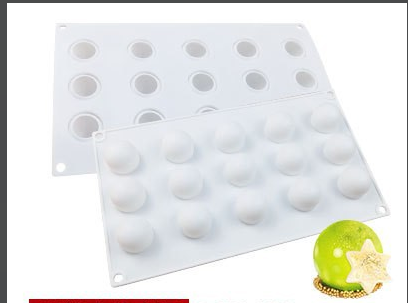 Silicone Mousse Cake Mold for French Desserts and Ice Cream