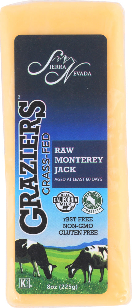 GRAZIERS: Chs Monterey Jack Raw, 8 oz