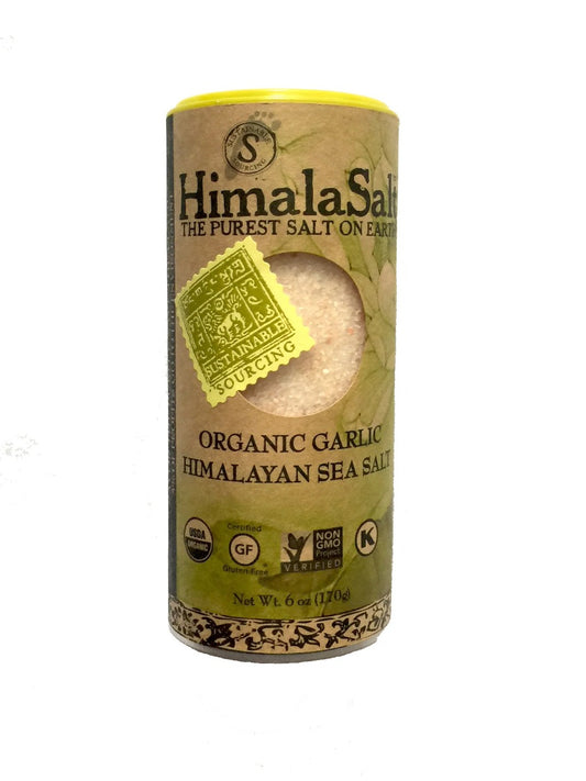HIMALA SALT: Organic Shaker Garlic, 6 oz