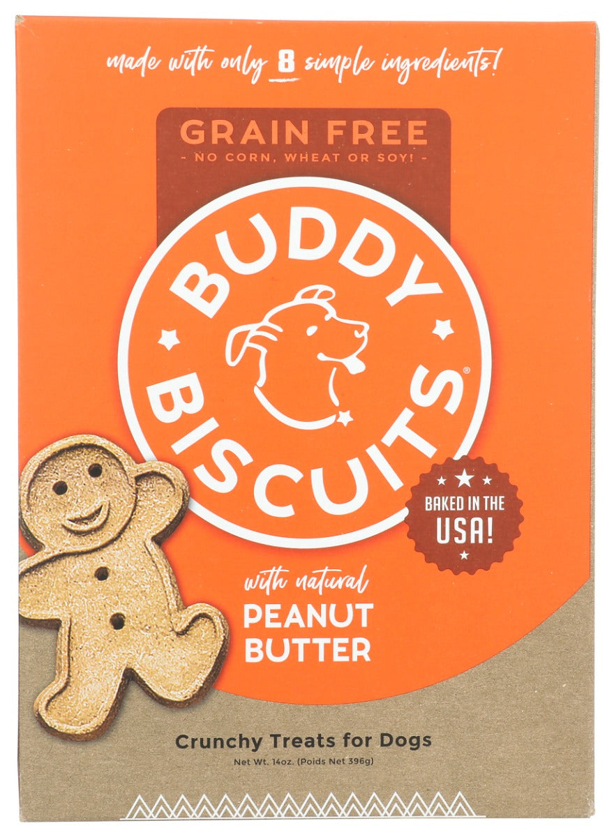 BUDDY BISCUITS: Baked Peanut Butter Dog Biscuits, 14 oz