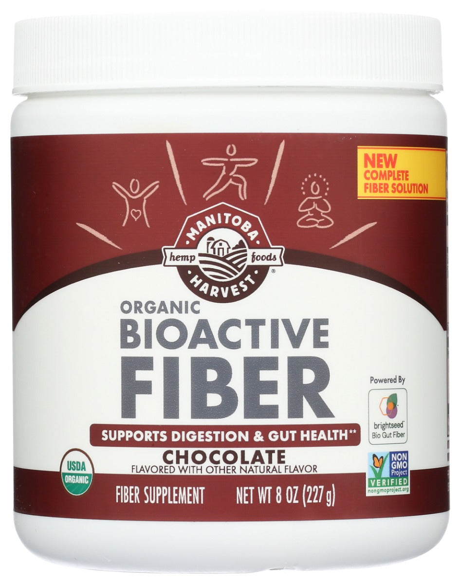 MANITOBA HARVEST: Organic Bioactive Fiber Chocolate, 8 oz