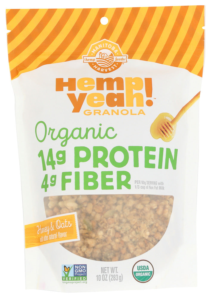 MANITOBA HARVEST: Hemp Yeah! Granola Honey and Oats, 10 oz