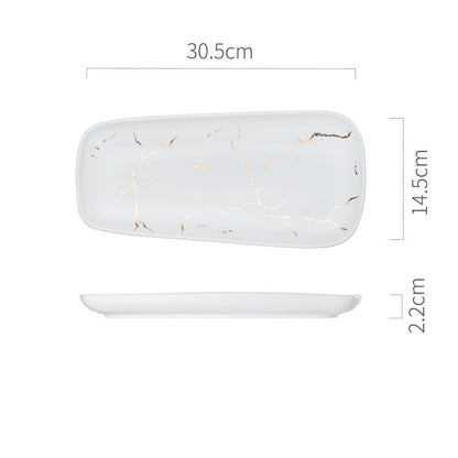 Nordic Style Fish Plate - Creative Ceramic Dish