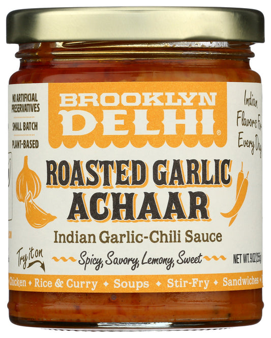 BROOKLYN DELHI: Roasted Garlic Achaar Chili, 9 oz