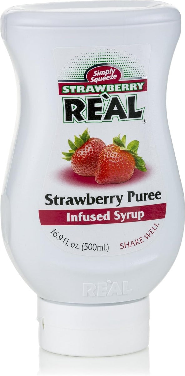 COCO REAL: Strawberry Real, 16.9 fo