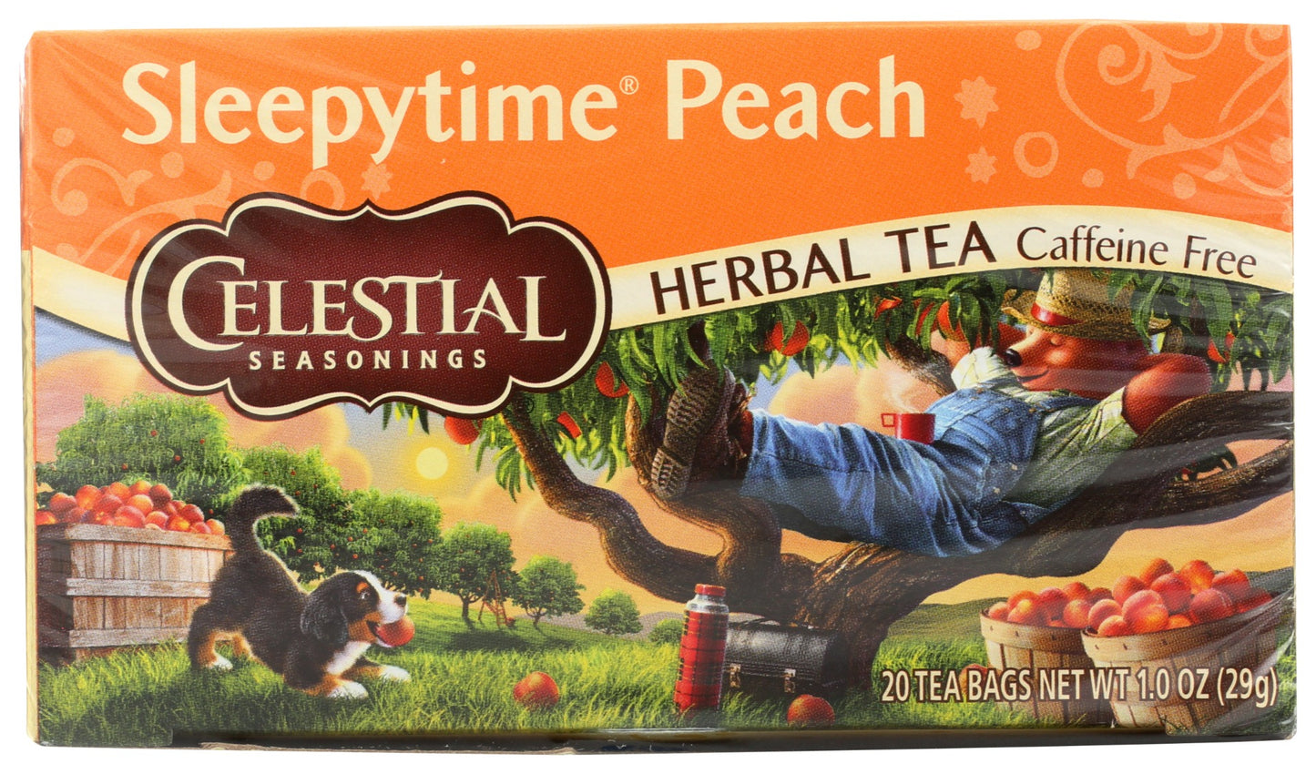 CELESTIAL SEASONINGS: Tea Peach Sleepytime, 20 bg