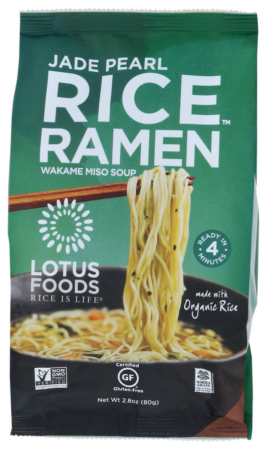 LOTUS FOODS: Rice Ramen with Miso Soup Jade Pearl, 2.8 oz