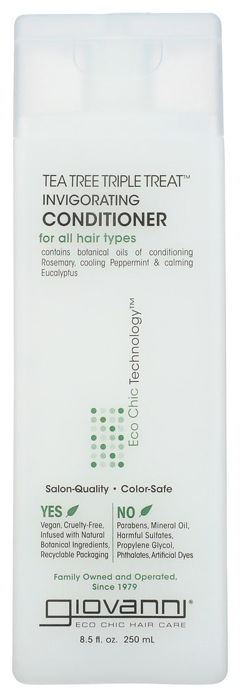 GIOVANNI COSMETICS: Tea Tree Triple Treat Conditioner, 8.5 oz