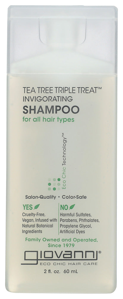 GIOVANNI COSMETICS: Shampoo Ttree Trpl Treat, 2 oz