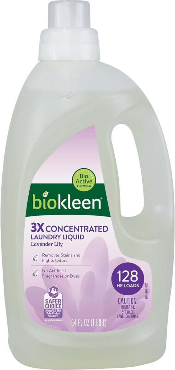 BIO KLEEN: Lavender Lily Laundry Liquid, 64 Oz