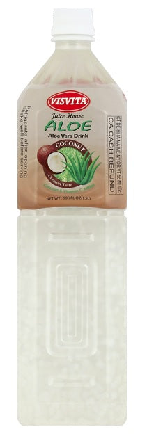 VISVITA: Drink Aloe Vera Coconut Flavor, 1.5 lt