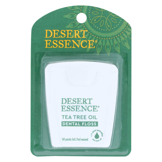 DESERT ESSENCE: Dental Floss Tea Tree Oil, 50 Yards