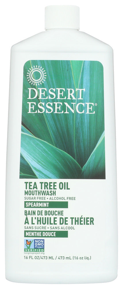 DESERT ESSENCE: Tea Tree Oil Mouthwash, 16 oz