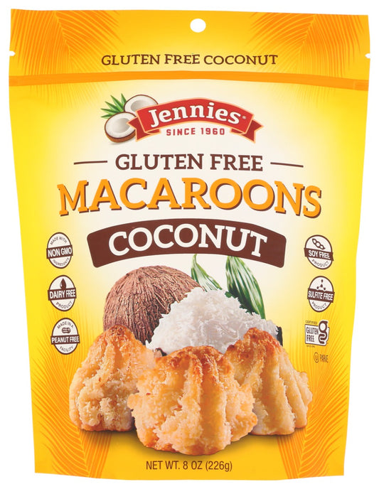 JENNIE'S: Gluten Free Coconut Macaroons, 8 oz