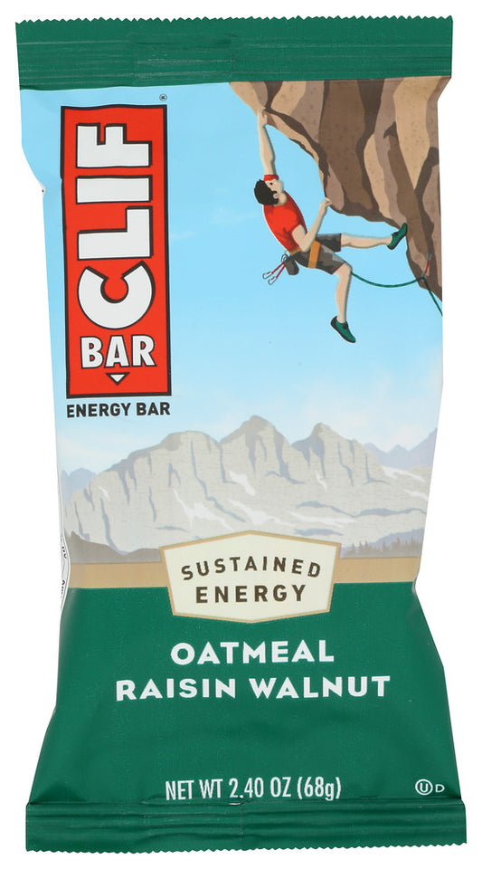 CLIF BAR: Energy Bar Organic Oatmeal Raisin Walnut, 2.4 Oz
