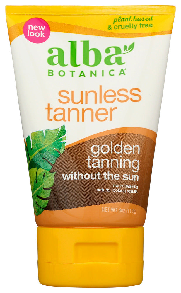 ALBA BOTANICA: Natural Very Emollient Sunless Tanning Lotion, 4 oz