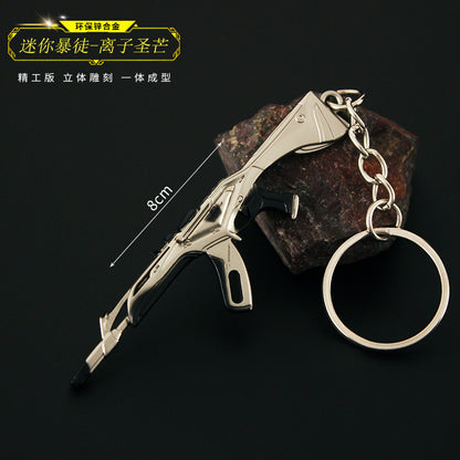 Valorant Merchandise M4 Impression Metal Keychain