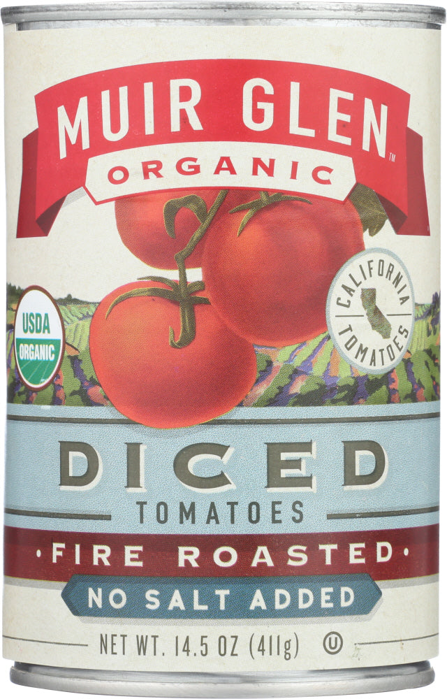 MUIR GLEN: Tomato Fire Rstd Dcd Ns, 14.5 oz