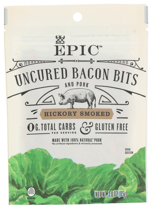 EPIC: Hickory Smoked Uncured Bacon Bits, 3 oz