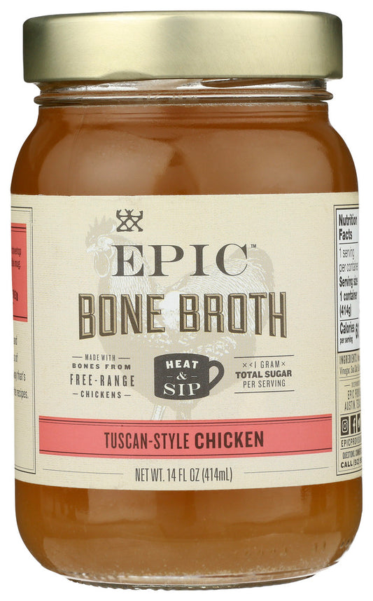 EPIC: Tuscan Style Chicken Broth, 14 fo