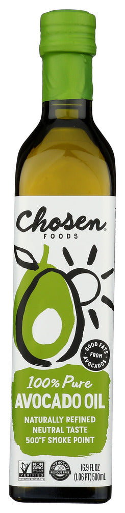 CHOSEN FOODS: 100% Pure Avocado Oil, 500 ml