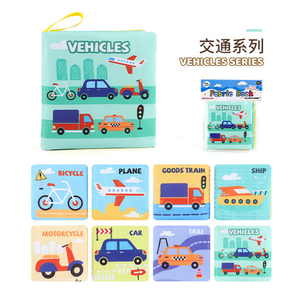 3D Fabric Baby Book - Early Education Toy with Animals