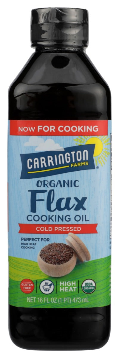 CARRINGTON FARMS: Organic Flax Cooking Oil, 16 fo