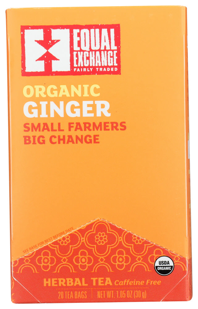 EQUAL EXCHANGE: Tea Ginger Organic, 20 bg