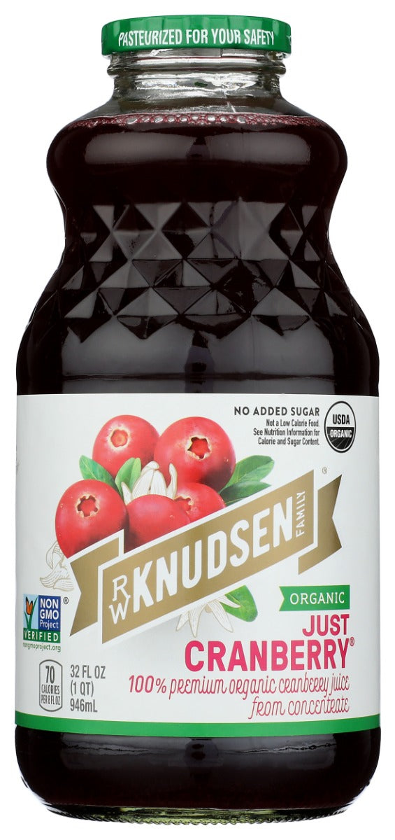 R.W. KNUDSEN: Family Just Cranberry Juice Organic, 32 oz