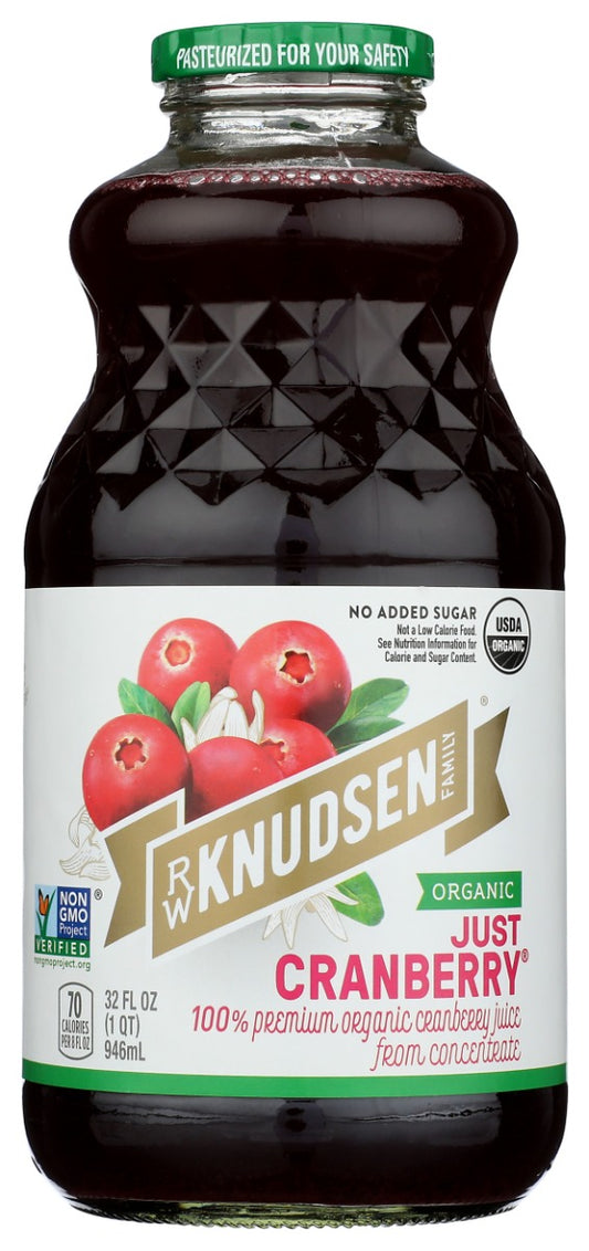 R.W. KNUDSEN: Family Just Cranberry Juice Organic, 32 oz
