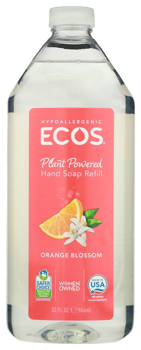 EARTH FRIENDLY: Hypoallergenic Hand Soap - Orange Blossom, 32 oz