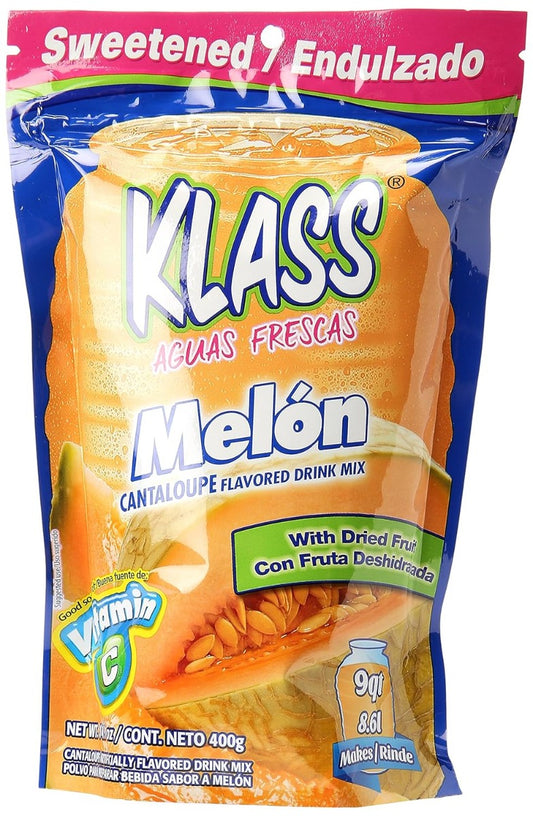 KLASS: Sweetened Cantaloupe Drink Mix, 14.1 oz