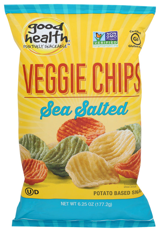 GOOD HEALTH: Veggie Chips Sea Salt, 6.75 oz