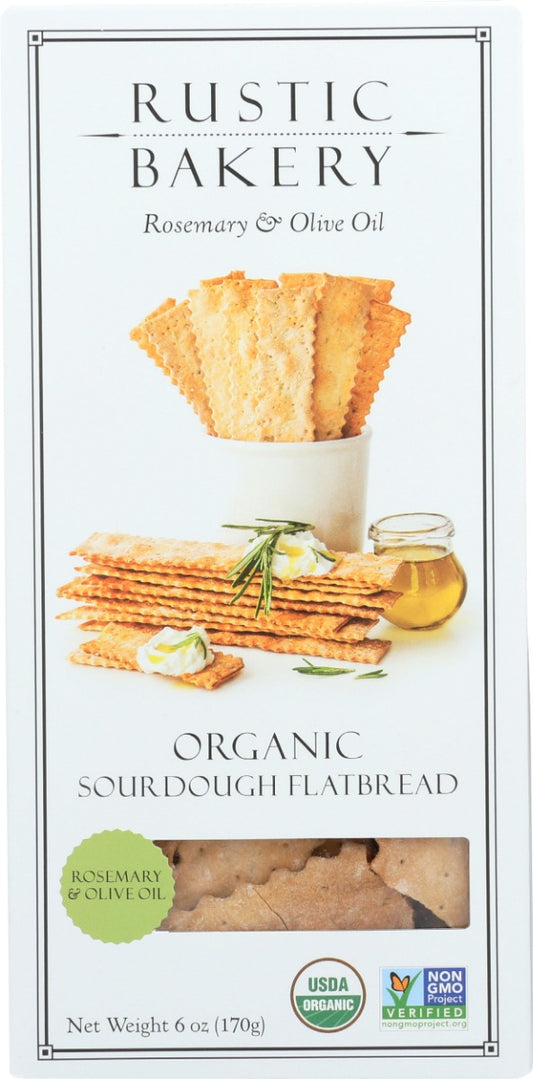 RUSTIC BAKERY: Flatbread with Rosemary and Olive Oil, 6 oz
