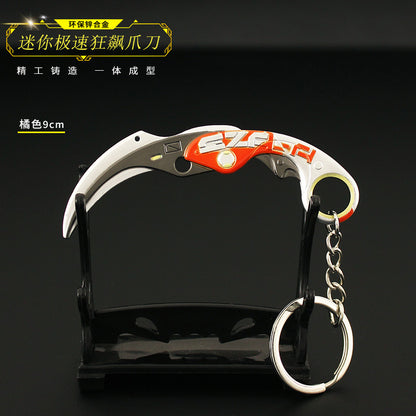 Valorant Merchandise M4 Impression Metal Keychain