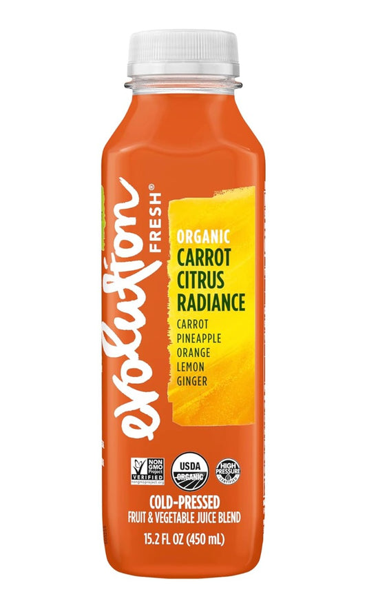 EVOLUTION: Organic Carrot Citrus Radiance Juice, 15.2 fo