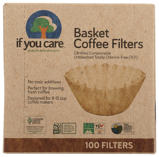 IF YOU CARE: Coffee Filters, 100 Count
